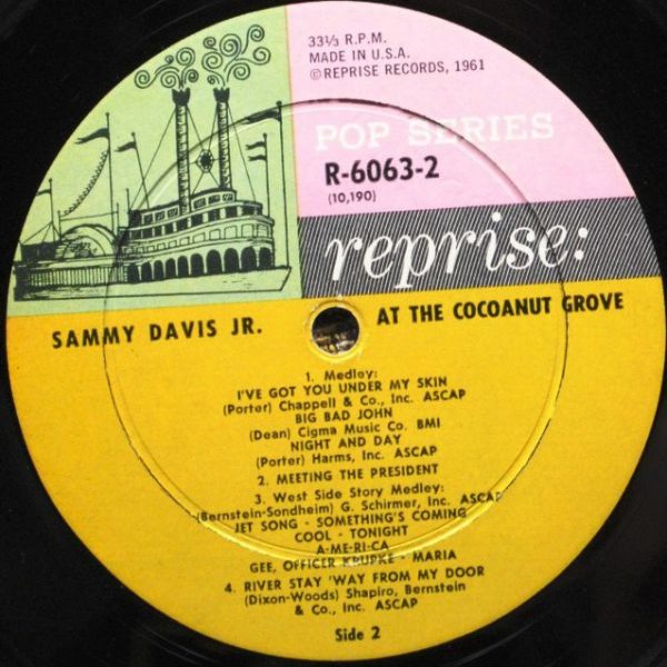 Sammy Davis Jr. ‎– At The Cocoanut Grove (2 LP)