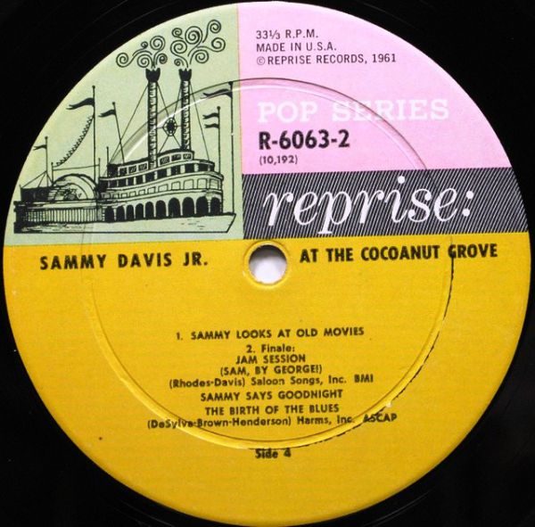 Sammy Davis Jr. ‎– At The Cocoanut Grove (2 LP)