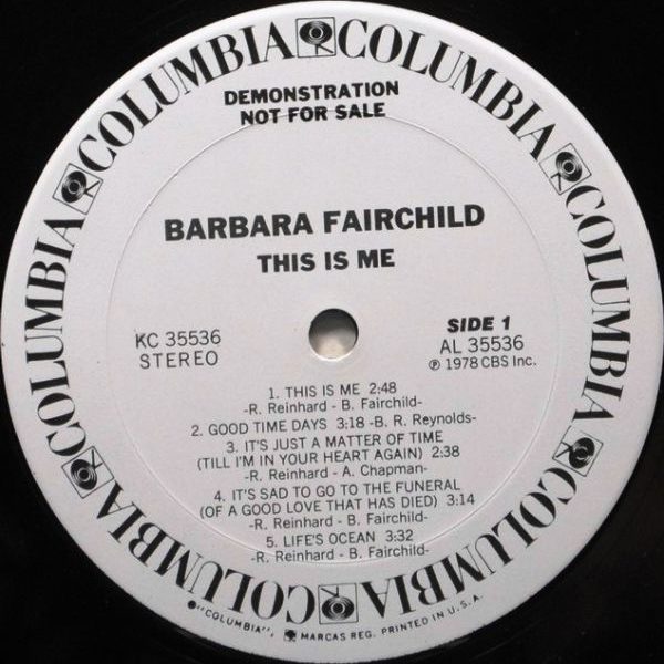 Barbara Fairchild ‎– This Is Me
