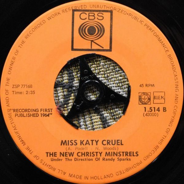 New Christy Minstrels ‎– Today / Miss Katy Cruel 7"