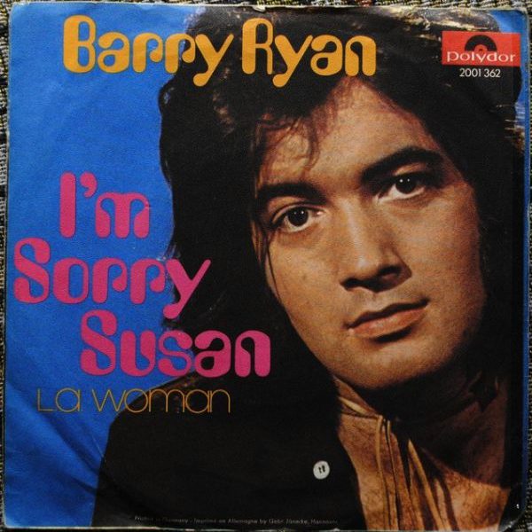 Barry Ryan ‎– I'm Sorry Susan 7"
