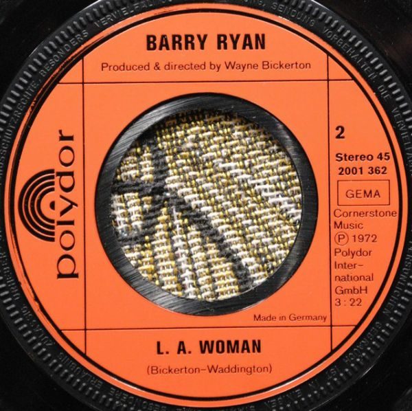 Barry Ryan ‎– I'm Sorry Susan 7"
