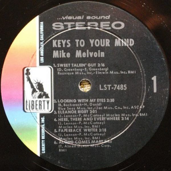 Mike Melvoin ‎– Keys To Your Mind