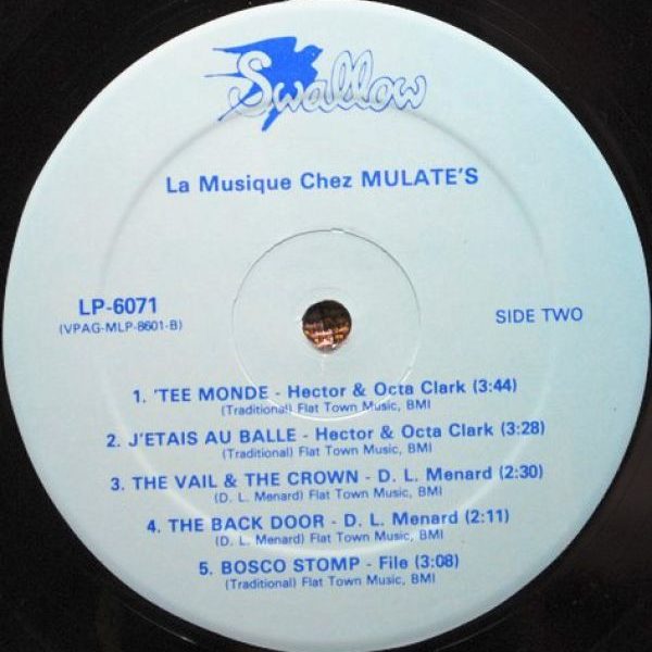 Various ‎– La Musique Chez Mulate's