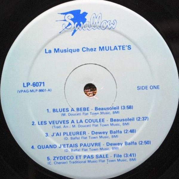Various ‎– La Musique Chez Mulate's