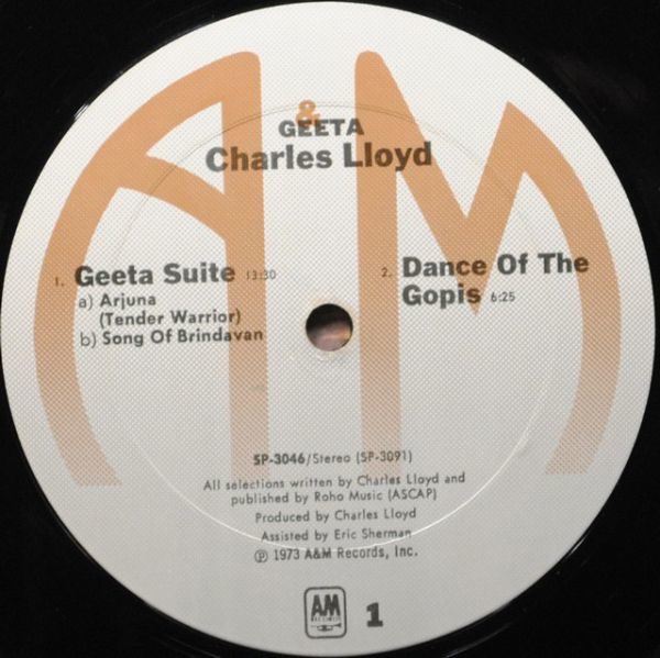 Charles Lloyd ‎– Geeta