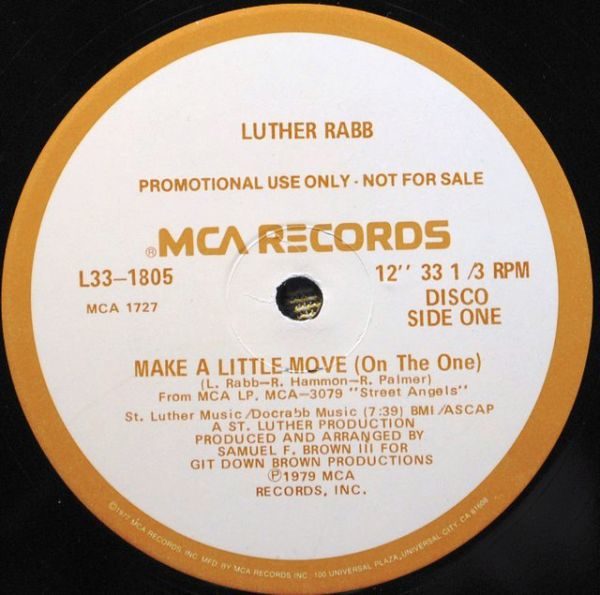 Luther Rabb ‎– Make A Little Move (On The One)