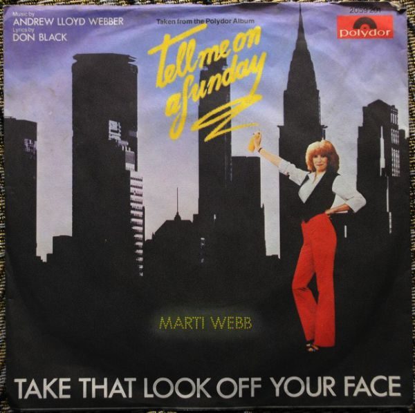 Marti Webb ‎– Take That Look Off Your Face 7"