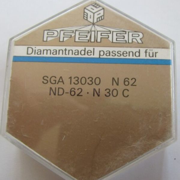 Игла алмазная Pfeifer SGA 13030 для Kenwood Trio N62, Jelco ND62, Toshiba N30C