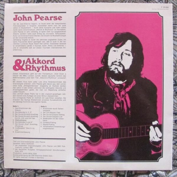John Pearse ‎- Akkord & Rhythmus - Gitarrenschule Mit John Pearse (Für Anfänger)
