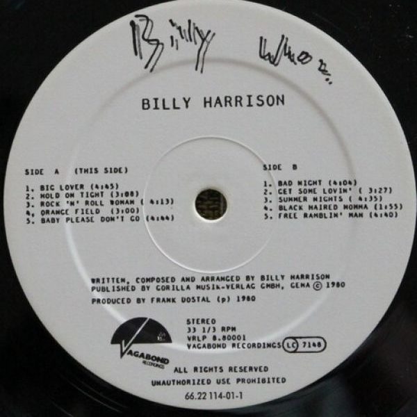Billy Harrison ‎– Billy Who? ( THEM )