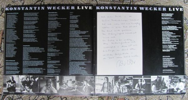Konstantin Wecker ‎– Live