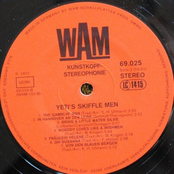 Yeti's Skiffle Men - Kunstkopf-Stereophonie