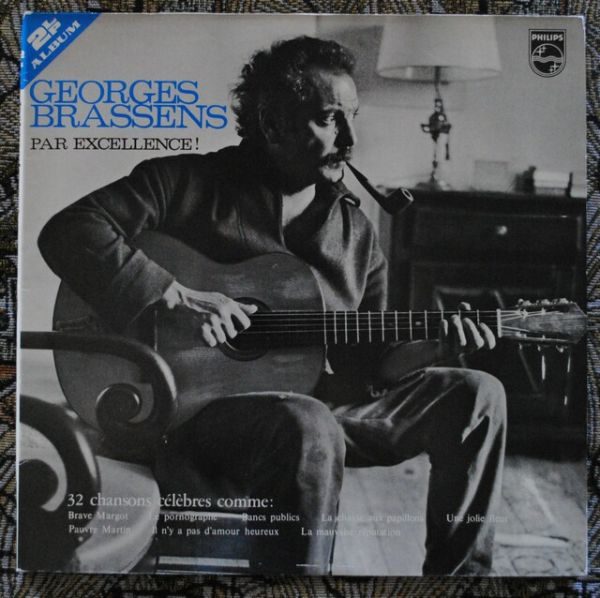Georges Brassens ‎– Georges Brassens Par Excellence! 32 Chansons Célèbres ( 2 LP )