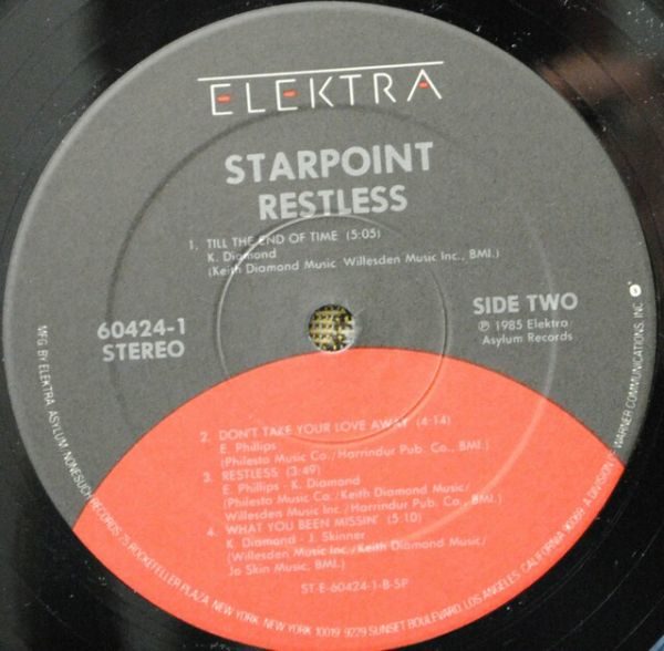 Starpoint ‎– Restless