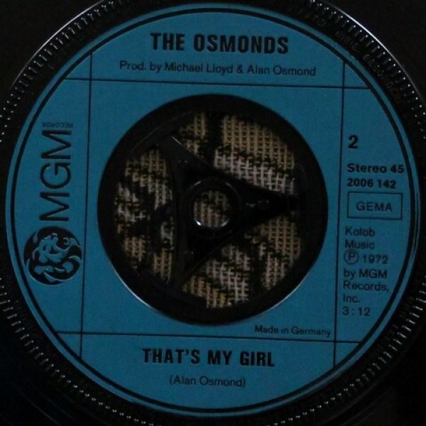 Osmonds - Crazy Horses / That's My Girl 7 "