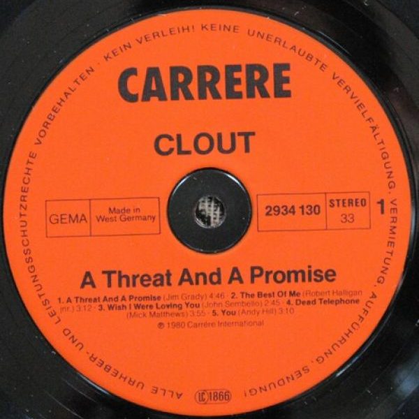 Clout ‎– A Threat And A Promise