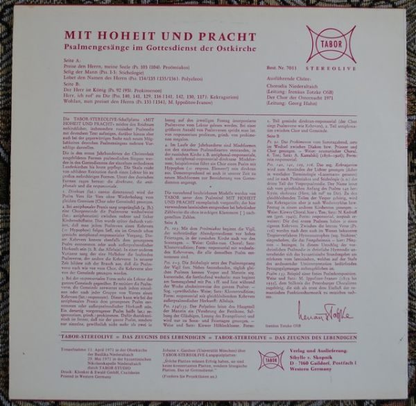 Various ‎– Mit Hoheit Und Pracht