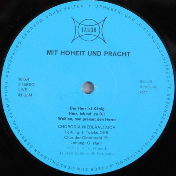 Various - Mit Hoheit Und Pracht