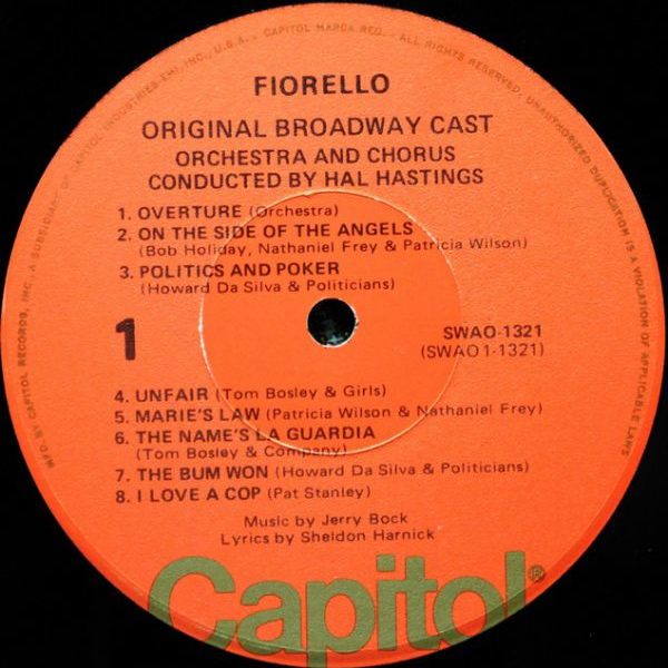 Tom Bosley ‎– Fiorello!