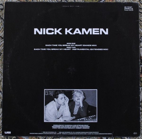 Nick Kamen ‎– Each Time You Break My Heart