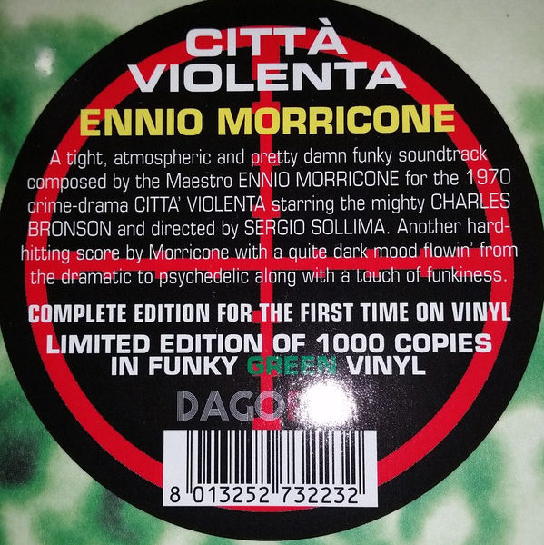 Ennio Morricone ‎– Citta Violenta