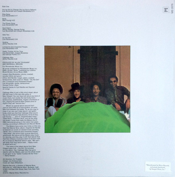 The Meters ‎– Cabbage Alley ( 180g )