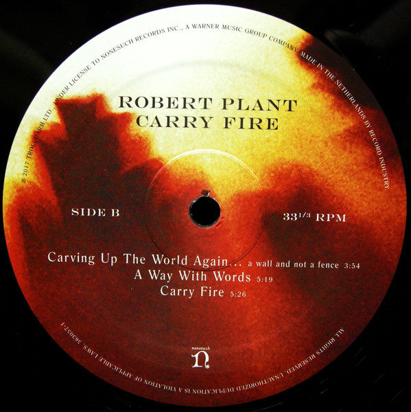 Robert Plant ‎– Carry Fire