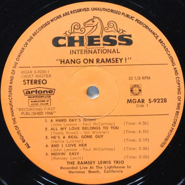 Ramsey Lewis Trio - Hang On Ramsey!