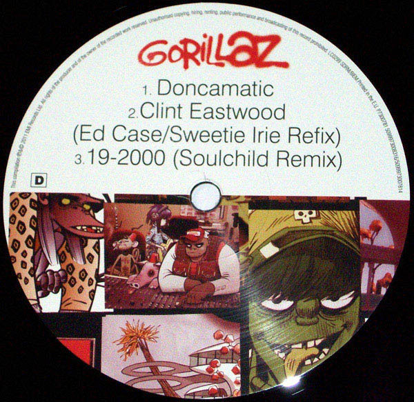 Gorillaz ‎– Singles Collection 2001-2011 ( 2 LP )
