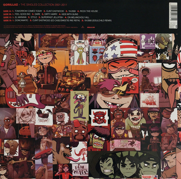 Gorillaz ‎– Singles Collection 2001-2011 ( 2 LP )