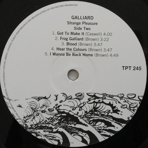Galliard ‎– Strange Pleasure