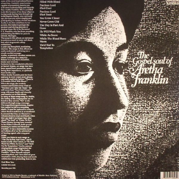 Aretha Franklin ‎– Gospel Soul ( 180g )