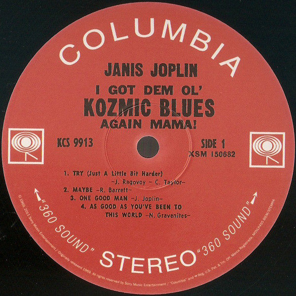Janis Joplin ‎– I Got Dem Ol´ Kozmic Blues Again Mama!