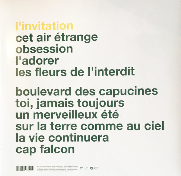 Etienne Daho ‎– L'Invitation ( 180g )