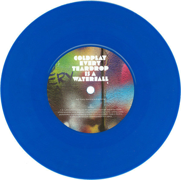 Coldplay ‎– Every Teardrop Is A Waterfall ( 7", Color Vinyl )