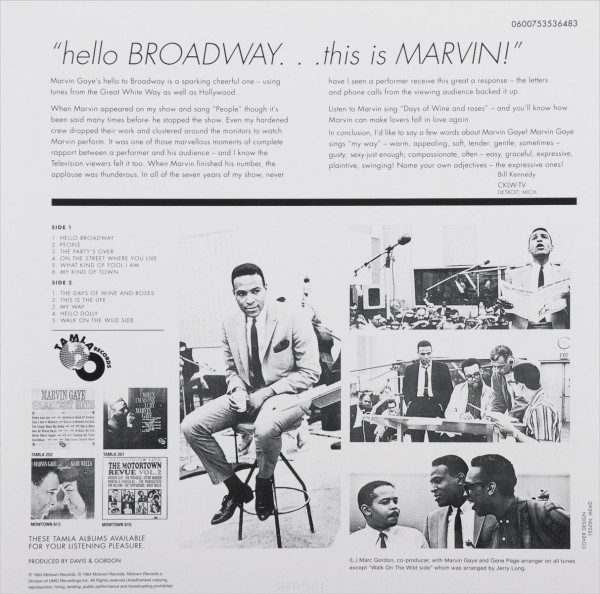 Marvin Gaye ‎– Hello Broadway ( 180g )