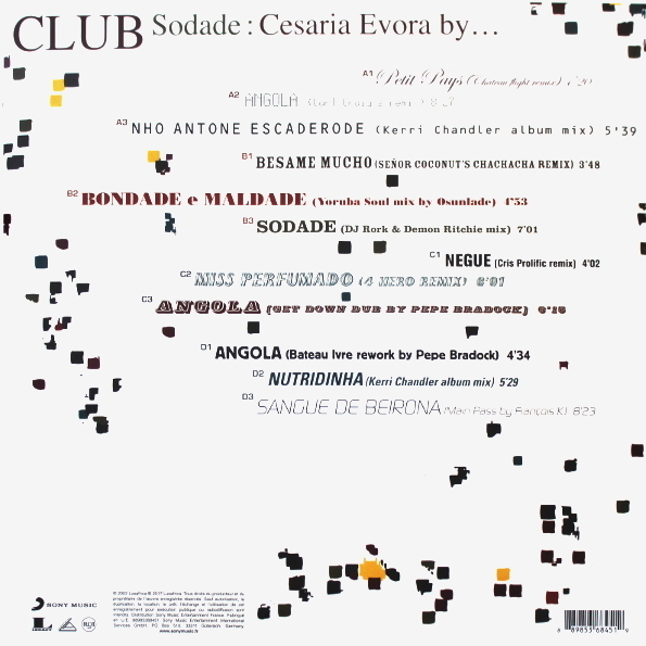 Cesaria Evora ‎– Club Sodade : Cesaria Evora By