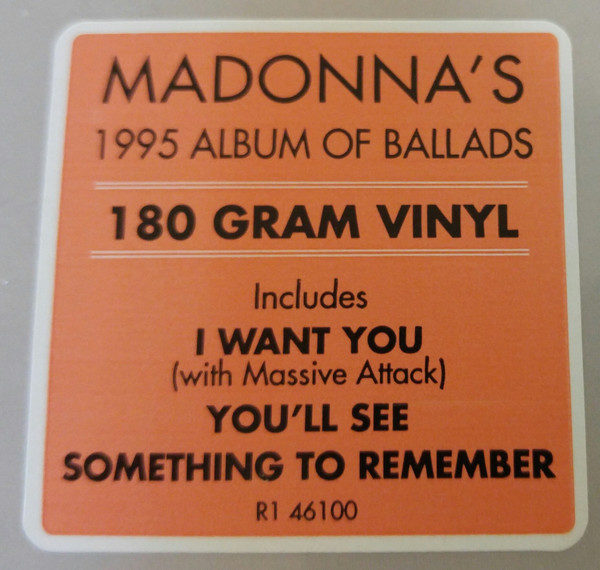 Madonna ‎– Something To Remember