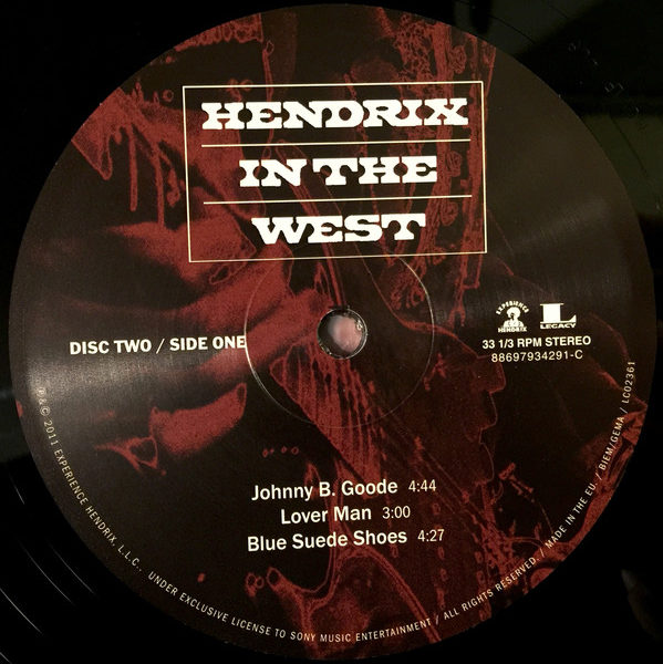 Jimi Hendrix ‎– Hendrix In The West ( 2 LP )
