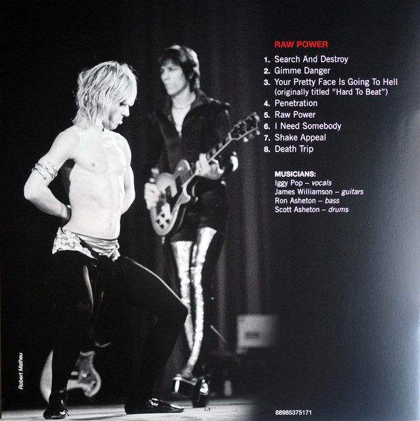 Iggy And The Stooges ‎– Raw Power ( 2 LP, 180g )