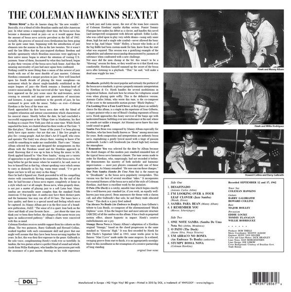 Coleman Hawkins ‎– Desafinado ( 180g )