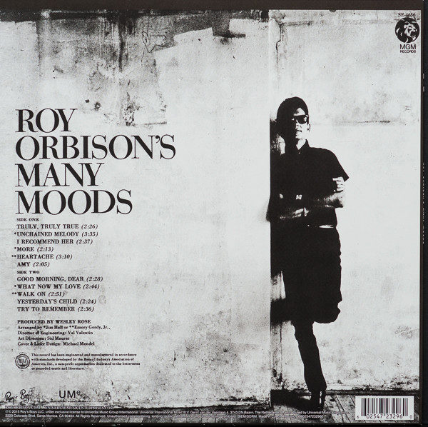 Roy Orbison ‎– Roy Orbison's Many Moods