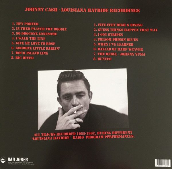 Johnny Cash ‎– Louisiana Hayride Recordings