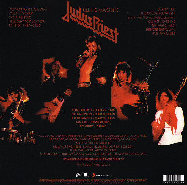 Judas Priest ‎– Killing Machine ( 180g )