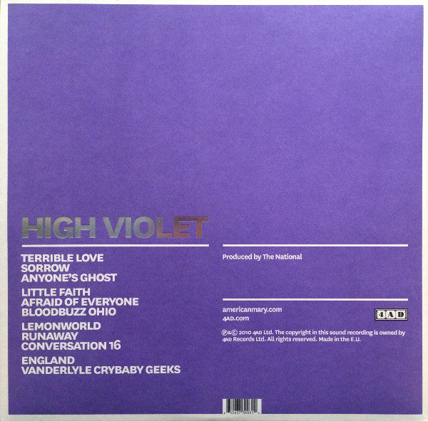 National ‎– High Violet ( 2 LP, 180g )
