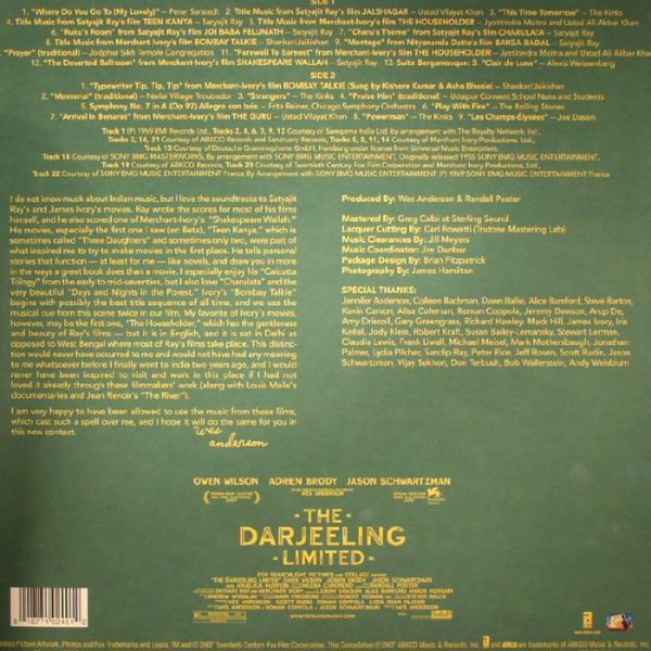 Various ‎– The Darjeeling Limited