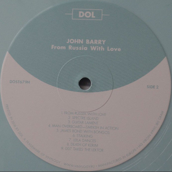 John Barry ‎– From Russia With Love ( 180g, Color Vinyl )