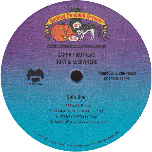 Zappa / Mothers ‎– Roxy & Elsewhere