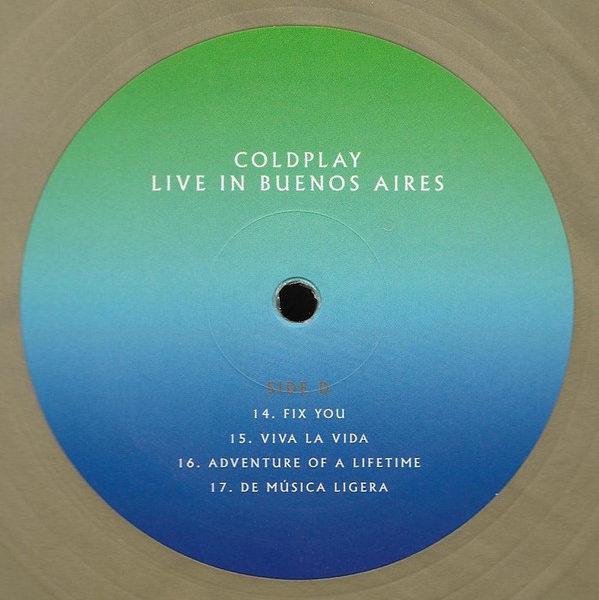 Coldplay ‎– Live In Buenos Aires / Live In São Paulo / A Head Full Of Dreams